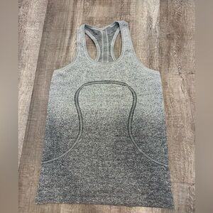 Gray Ombre Lululemon Racerback Tank Top